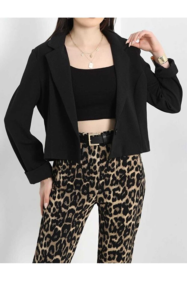 blazer ceket siyah - 5