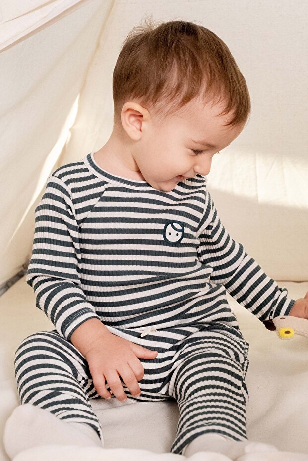 Organic Cotton Camisole Modal Green Baby Set