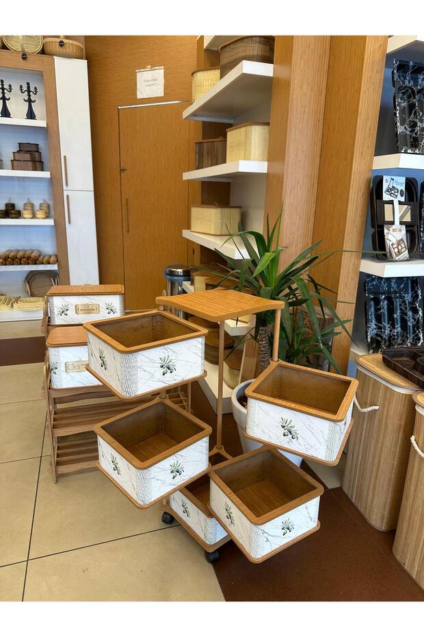 Ahşap 5 Li Sebzelik - 3