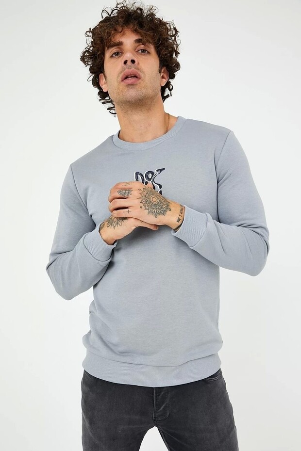 Dont Thac Me Baskılı Sweat - 5