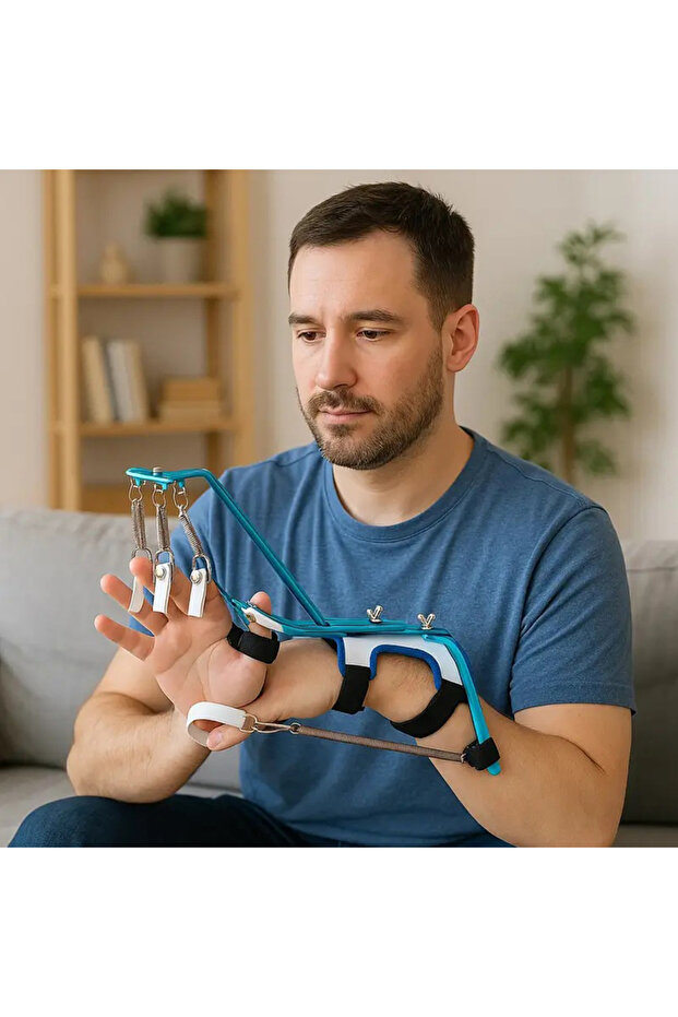 أداة تمارين تقوية الأصابع بالزنبرك - 5