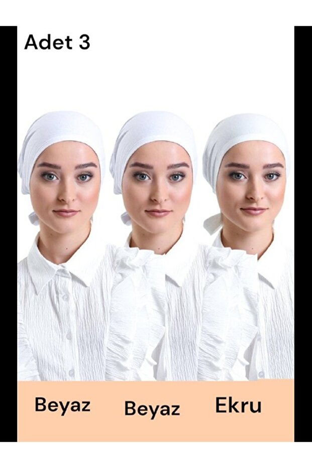 بونيه من القطن الممشط بخياطة مستقيمة - 1