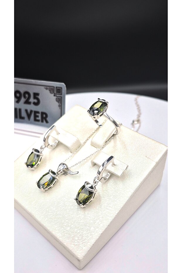 925 Ayar Kadın Gümüş Set - 1