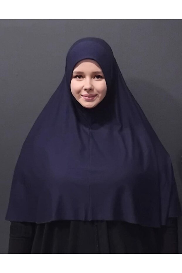 غطاء صلاة من القطن الممشط - أزرق داكن