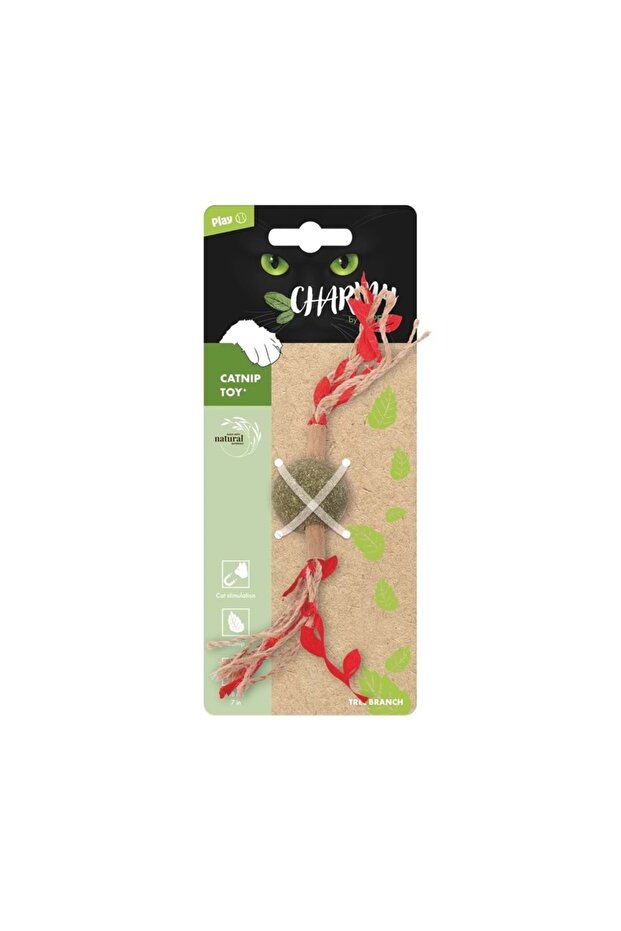 Charmy Brancy Red Cat Toy with Catnip - 1