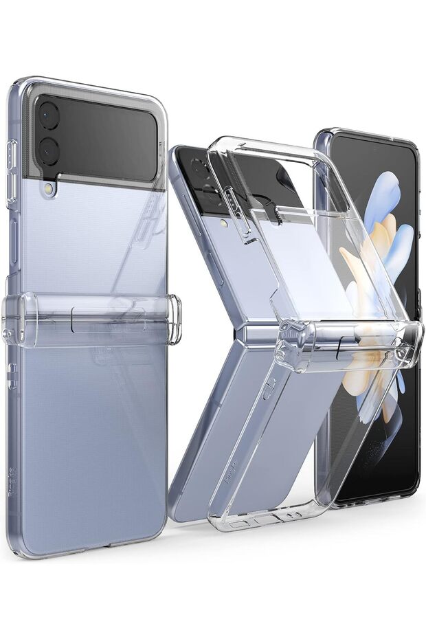 Samsung Galaxy Z Flip 4 Case Cover | Slim Hinge Series | Clear