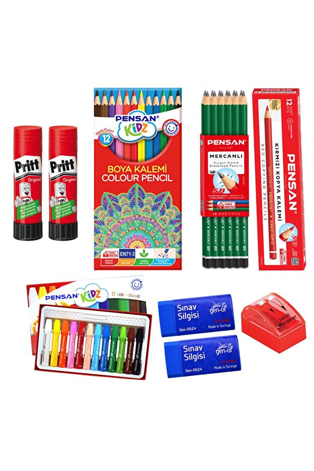 Stationery Crayon Set 53 Pieces
