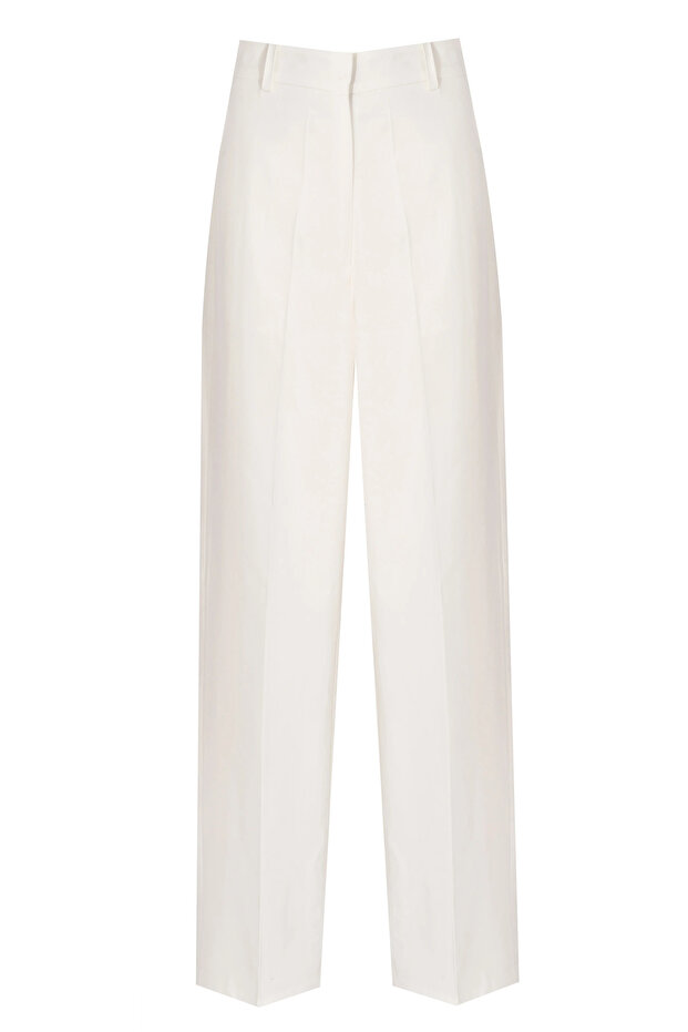 Ivory Flow Trousers - L - 1