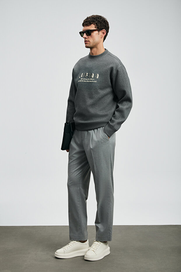 Oracle Erkek Sweatshirt Antrasit - 3