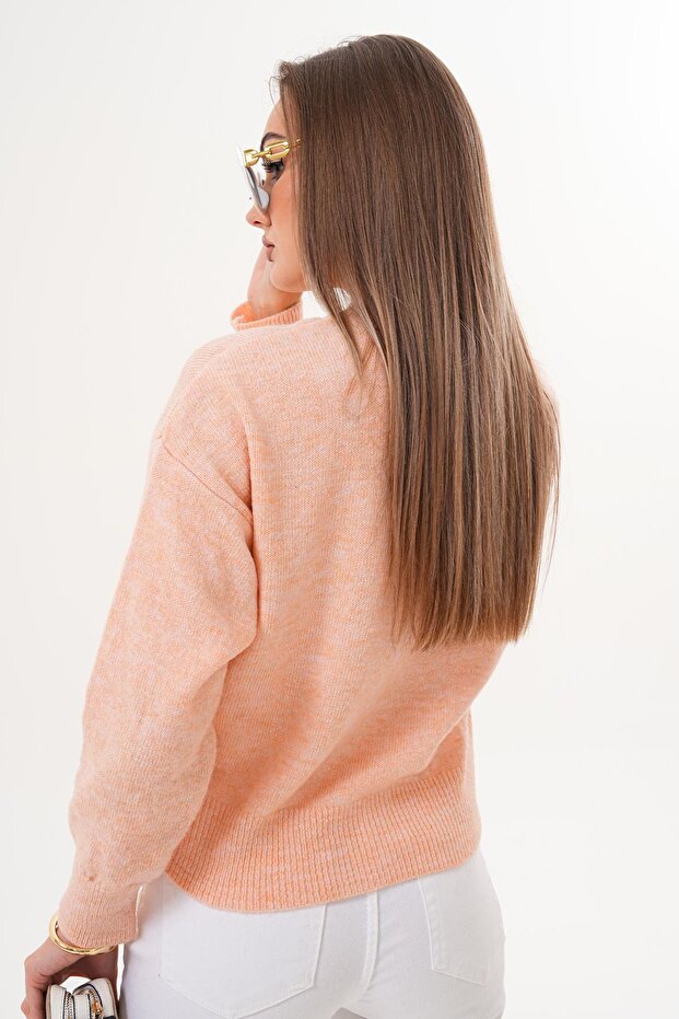 Kadın Bisiklet Yaka Triko Örme Kazak 255292 - - 5