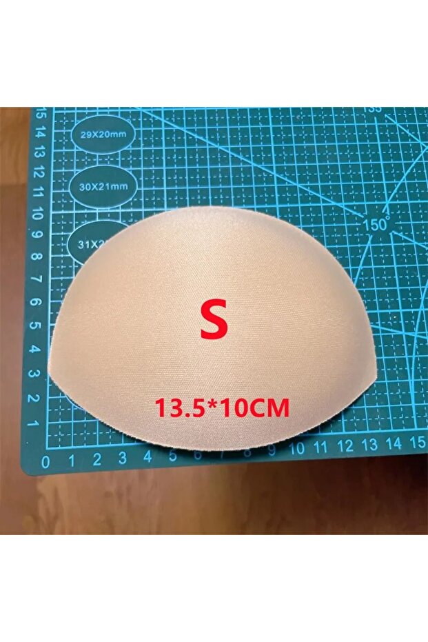 1 Pair Skin S 1Pair Large Size Breathable Thin Sponge Chest Pad Soft Skin Friendly Sweat Absorbing