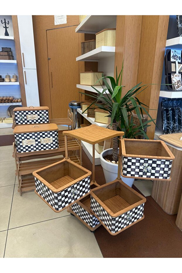 Ahşap 4 Li Sebzelik - 3