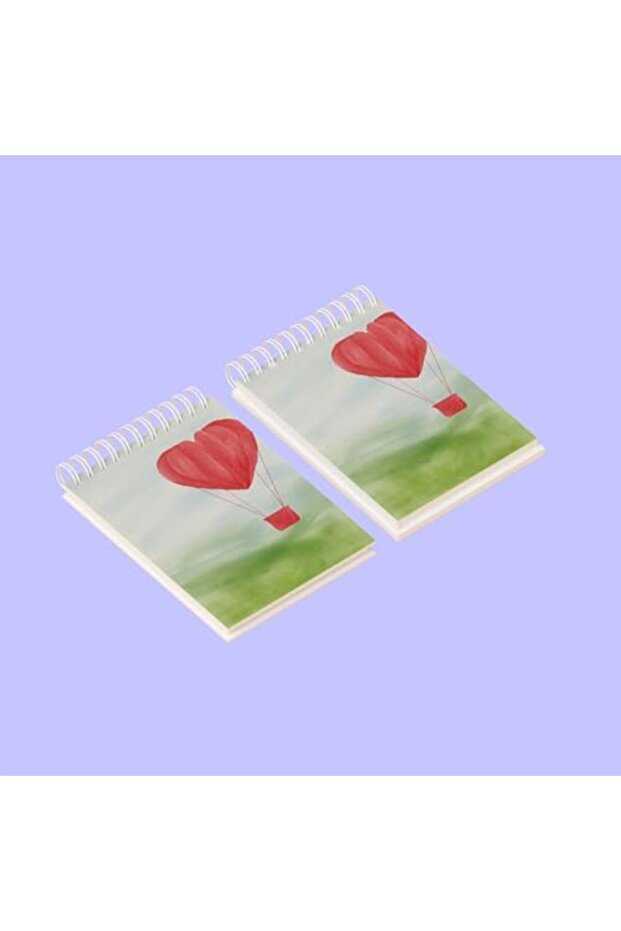 Snshop Size Spiral Unlined Notepad Set of 3 (Balloons Set of 3) 467437 - 3