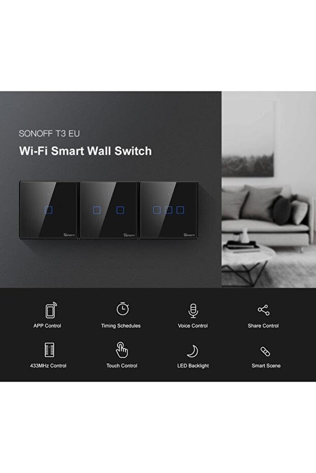 Jevnna T3Eu2C - Smart Switch - Google and Alexa Compatible Tool 646268 - 3