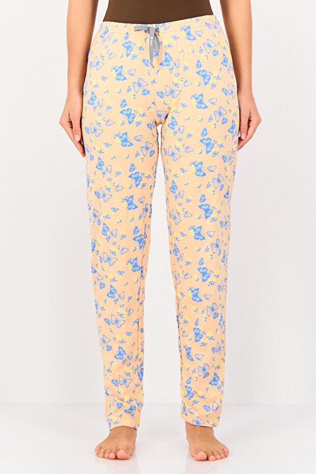 Rosaline By Women Allover Print Drawstring Sleepwear Pyjamas, Multicolor