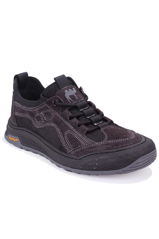25Km Mova Black Orthopedic Casual Men's Sports Shoes