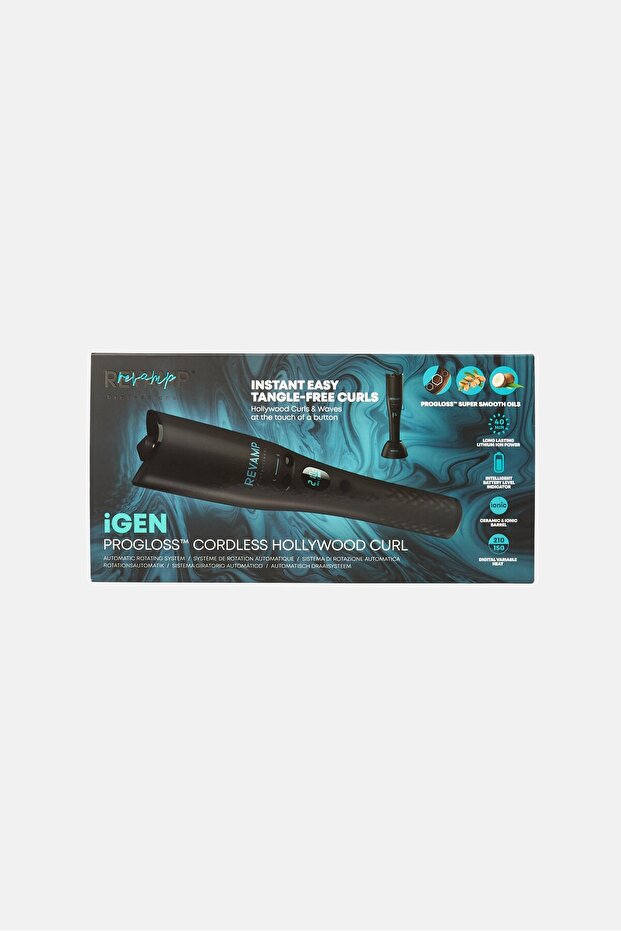 Instant Easy Tangle Free Cordless Curls, Black