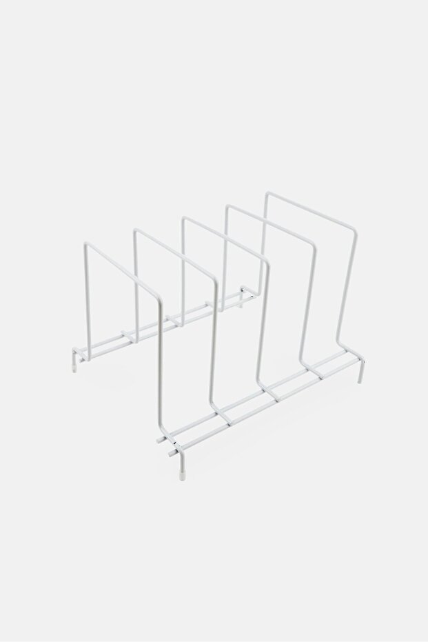 رف منظم للمطبخ، أبيض - 2