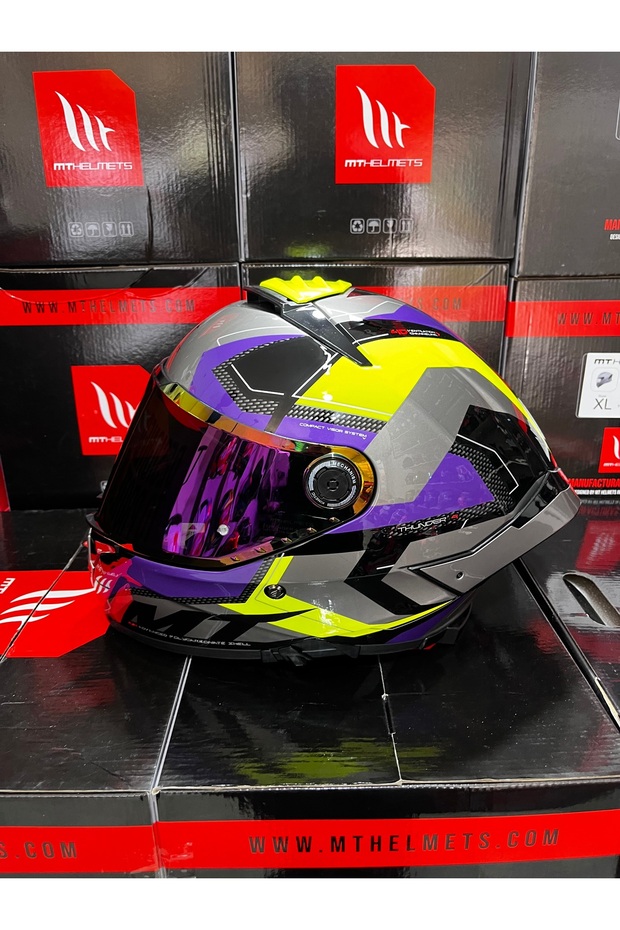 Helmets Thunder 4 Sv b2 kask (+1 şeffaf vizörlü) - 2