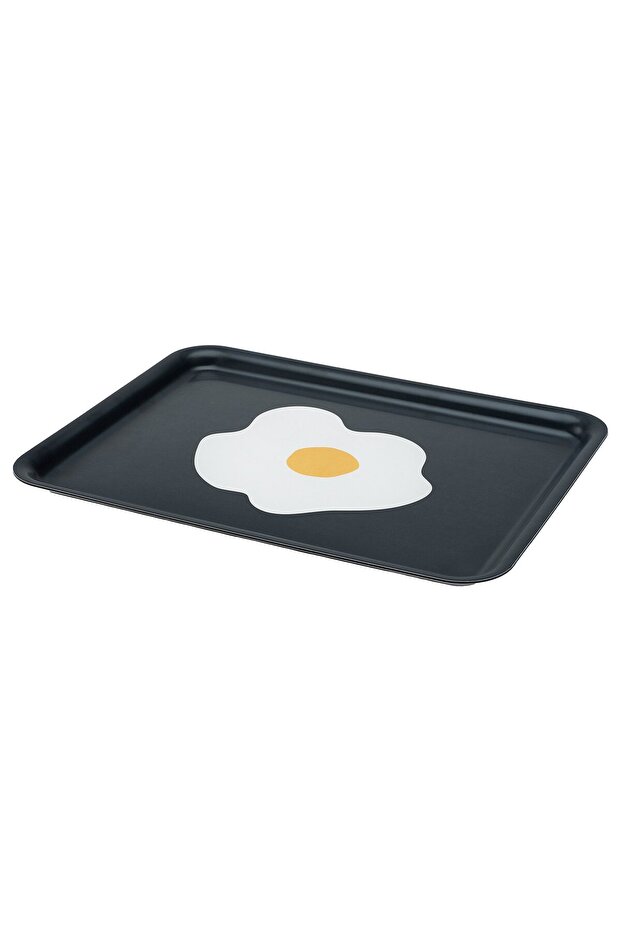 KEJSARFISK Tray, patterned multicolour, 28 x 37 cm