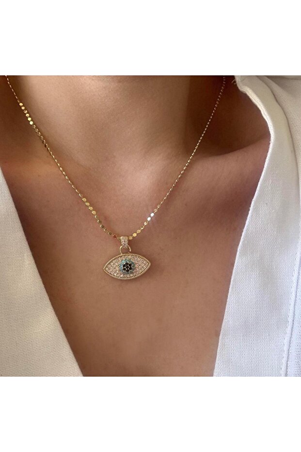 Çelik Nazar Kolye - 3