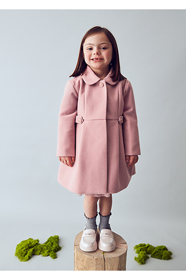 Girl's Cashmere Coat 4440 4/10 Years Old
