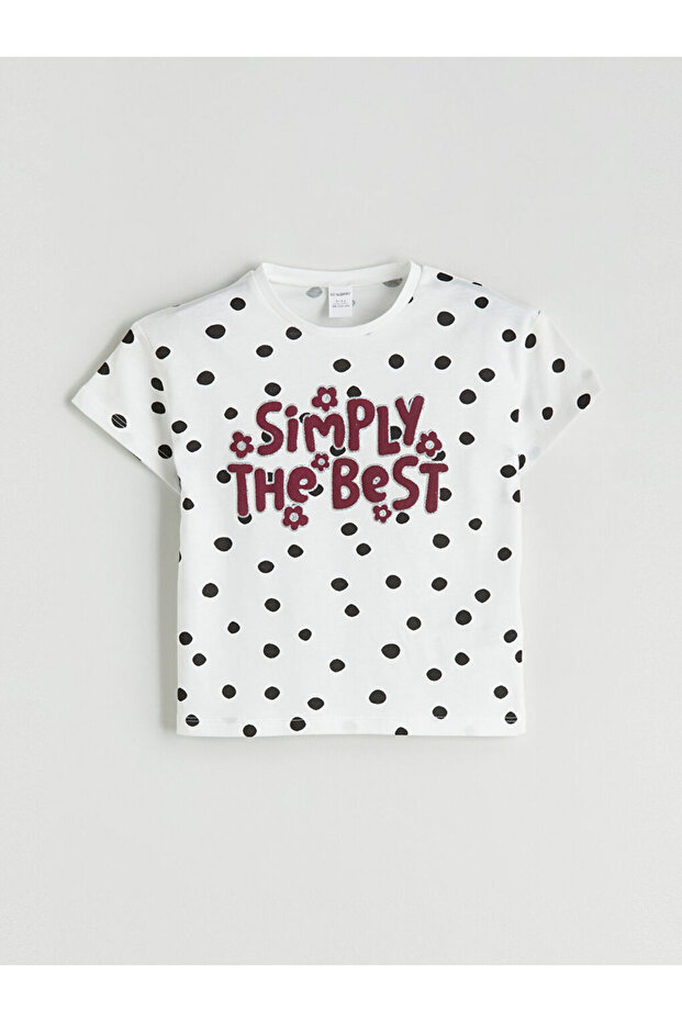 Esvab • Modern & Distinctive Polka Dot Girls' T-Shirt