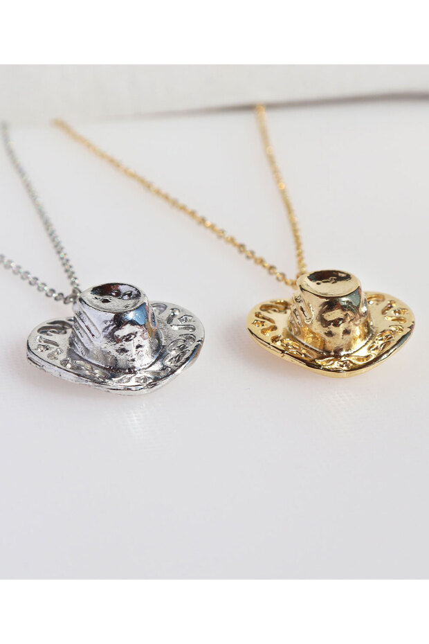 Cowboy Hat Necklace