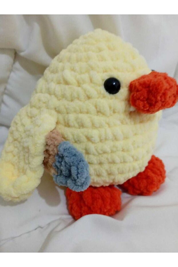 peluş katil civciv - psikopat civciv - örgü civciv - 2