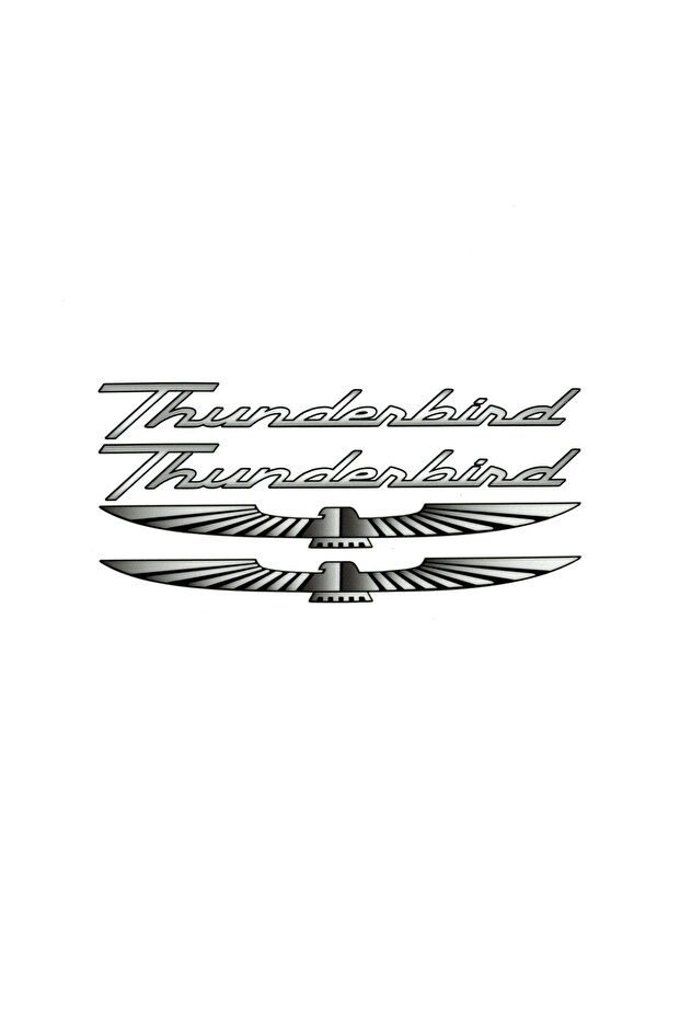 New Generation Embossed Sticker Thunderbird Design Label Sticker Set for Label Makers