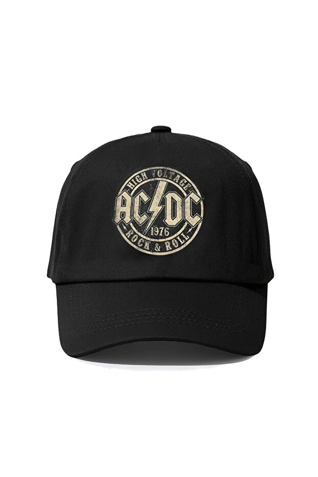 قبعة مطبوعة من AC&DC مع مشبك - 1