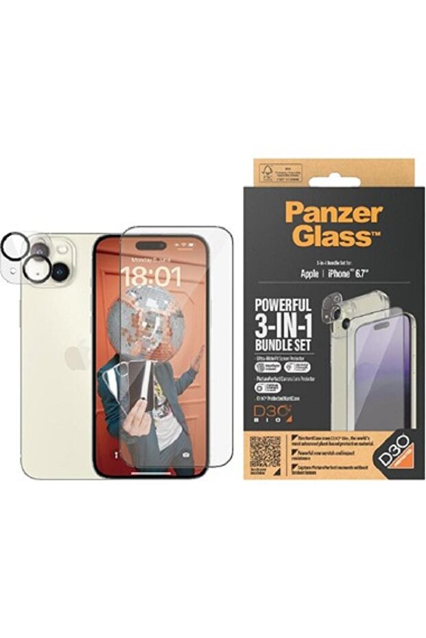 مجموعة واقي الشاشة + واقي عدسة الكاميرا لهاتف ذكي - 2