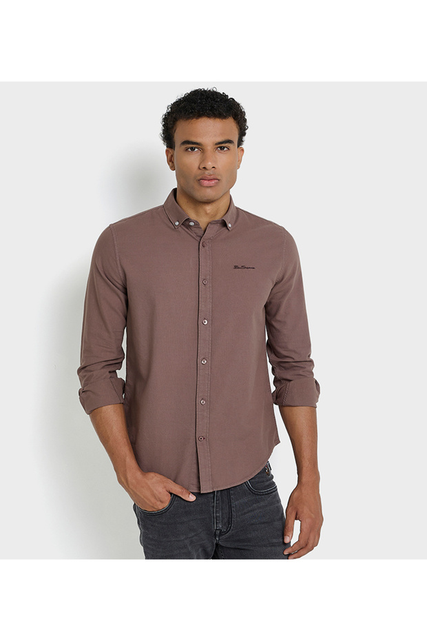 Men's Red Casual Shirt