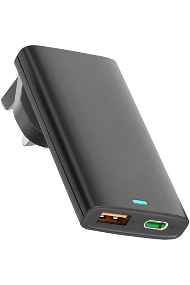 TR-AD9386 65W Ganfast Charger, Black