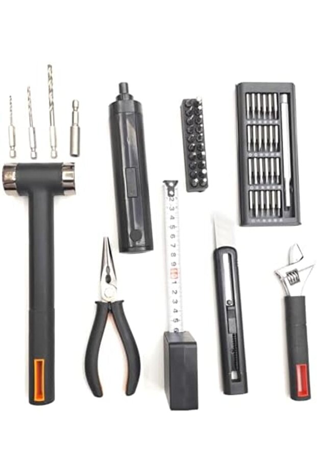 مجموعة أدوات منزلية متعددة الوظائف بما في ذلك مفك براغي كهربائي (24 قطعة) - 3