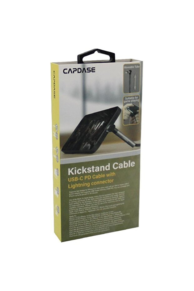 كابل شحن ومزامنة USB-C إلى Lightning مع حامل - 2