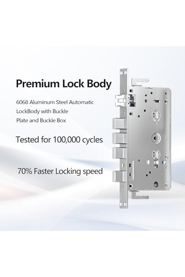 Tichondrius Palm Recognition Smart Lock, Smart Door Lock, CNC Carved Design, 3D Face Recognition Loc - 8