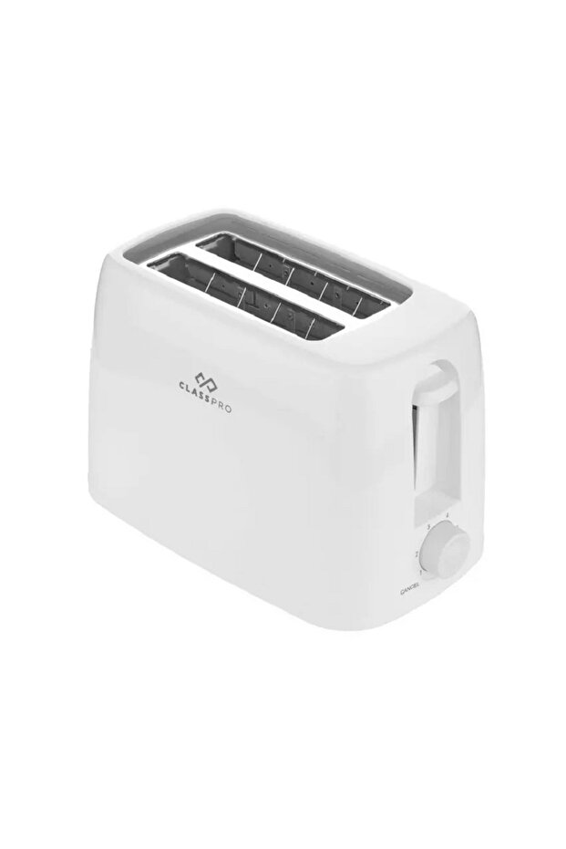 محمصة خبز 2 شريحة، 650 واط، أبيض - 1