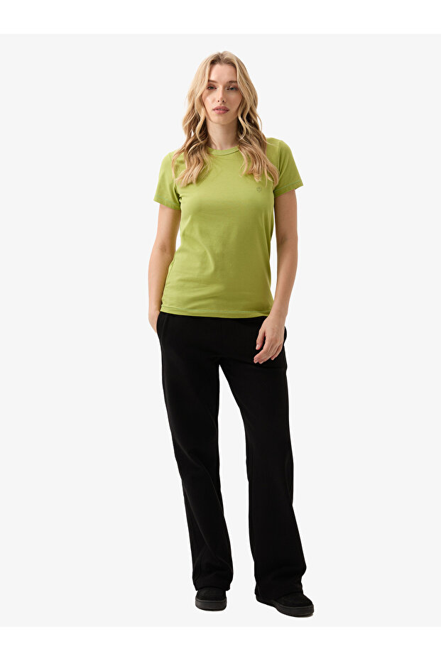 Kadın T-Shirt 60585 - Yeşil - 4