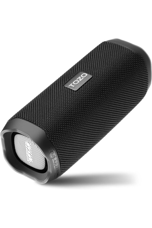 PA2 Bluetooth Speaker with Dual Drivers & Dual Bass Diaphragms, Deep Bass Loud Stereo Sound, IPX8 Waterproof