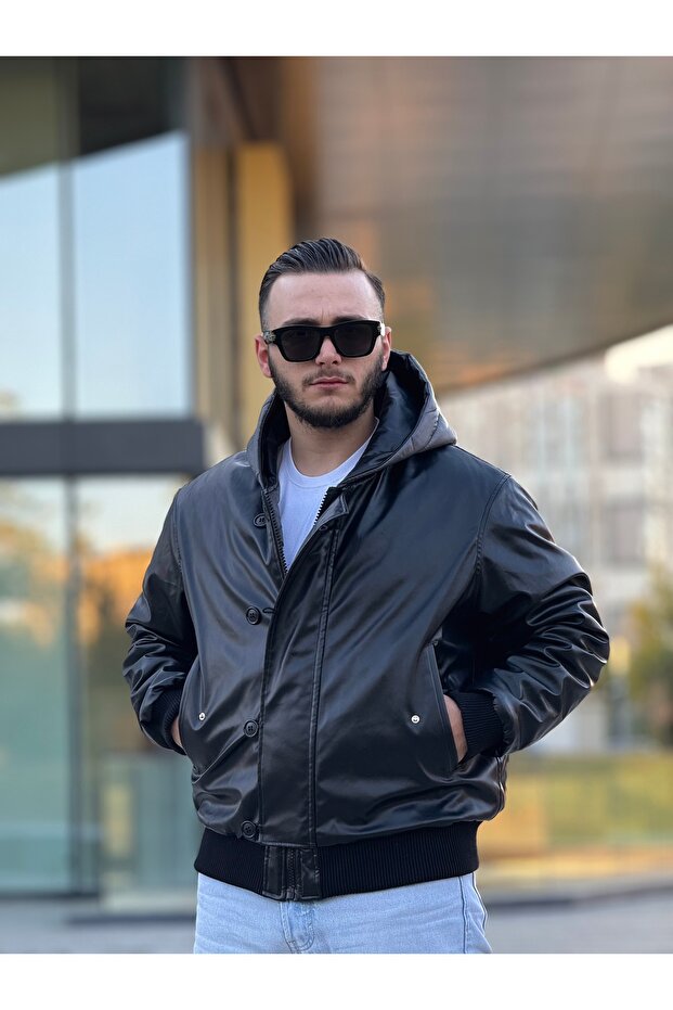 معطف رجالي قابل للنفخ من الجانبين - 5