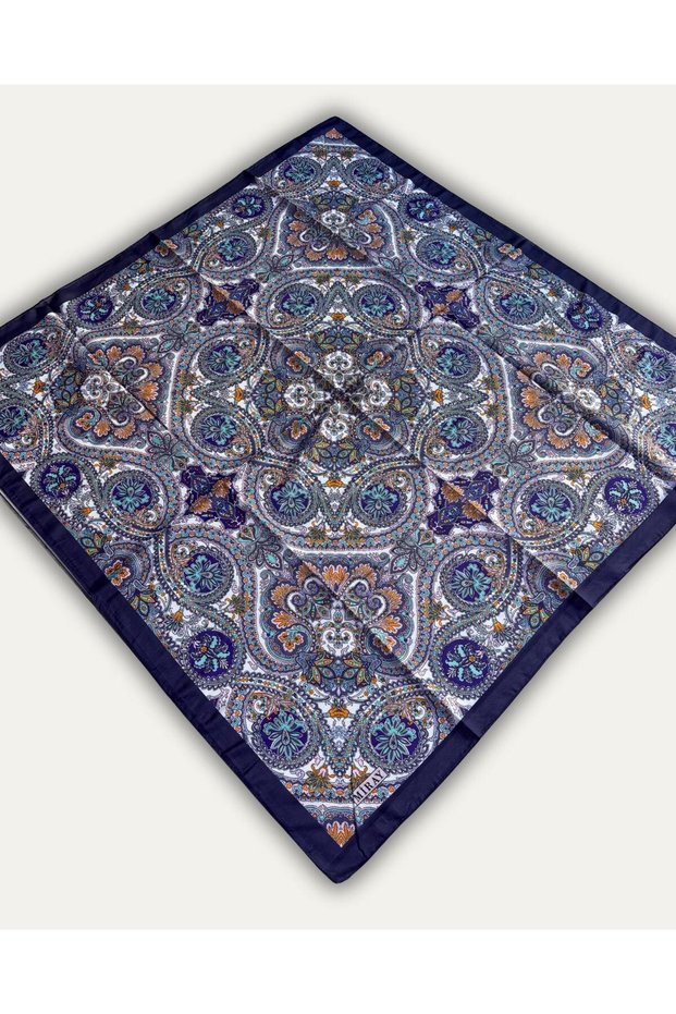 Ethnic Pattern Hijab Non-Slip Soft Scarf 90 cm