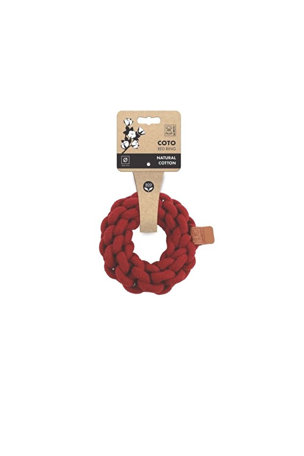Coto Red Ring 13cm Knitted Ring Toy