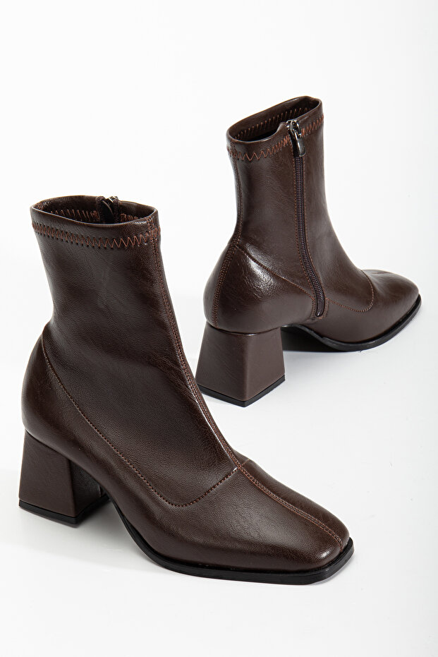 Sandra Streç Bot Siyah - 7