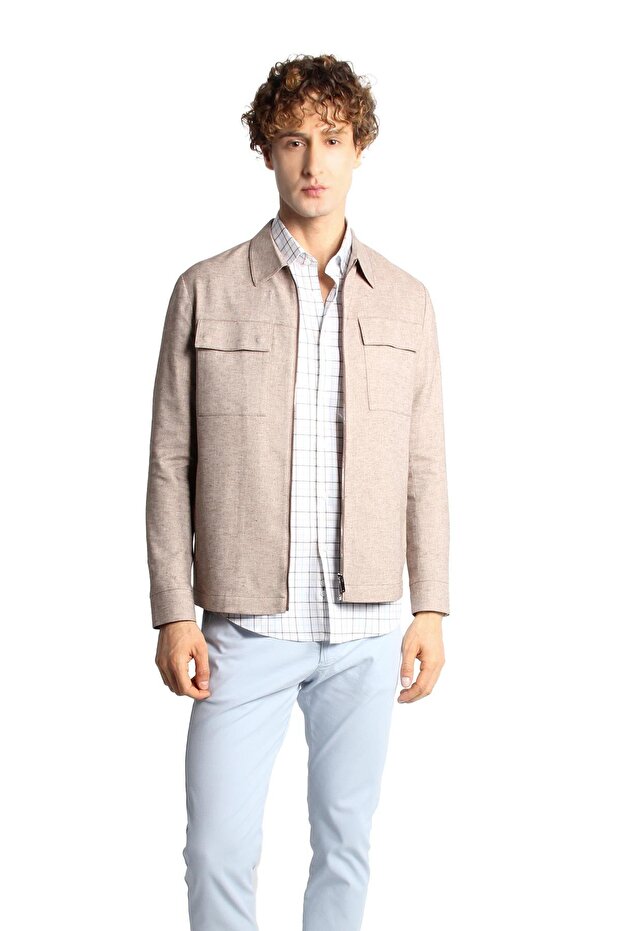 Men's Brown Spring Coat