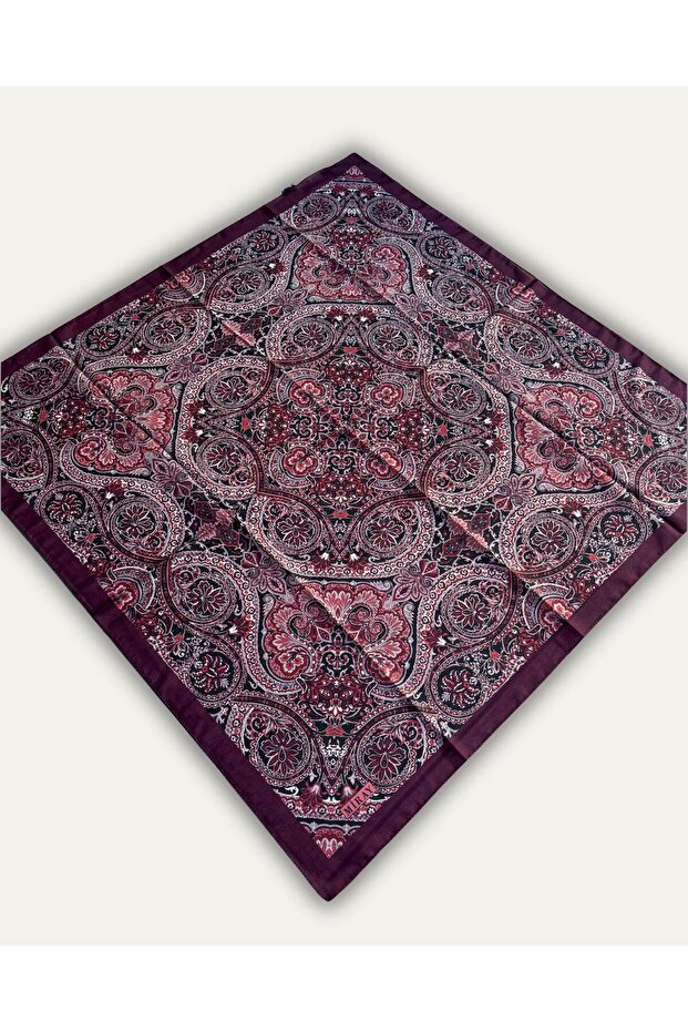 Ethnic Pattern Hijab Non-Slip Soft Scarf 90 cm