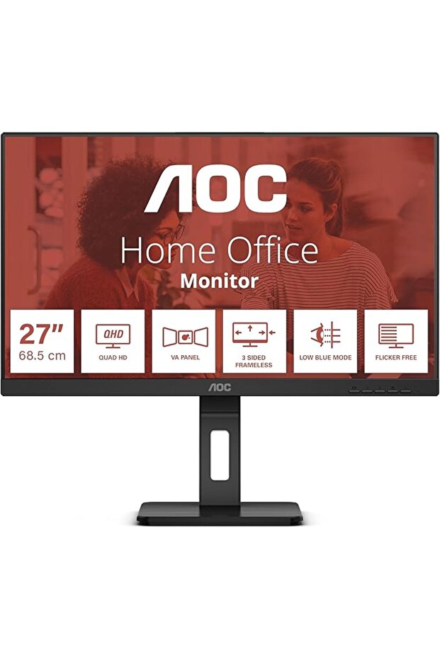27" Q27E3UMF 75HZ 4MS HDMI DP QHD VA Monitör - 1
