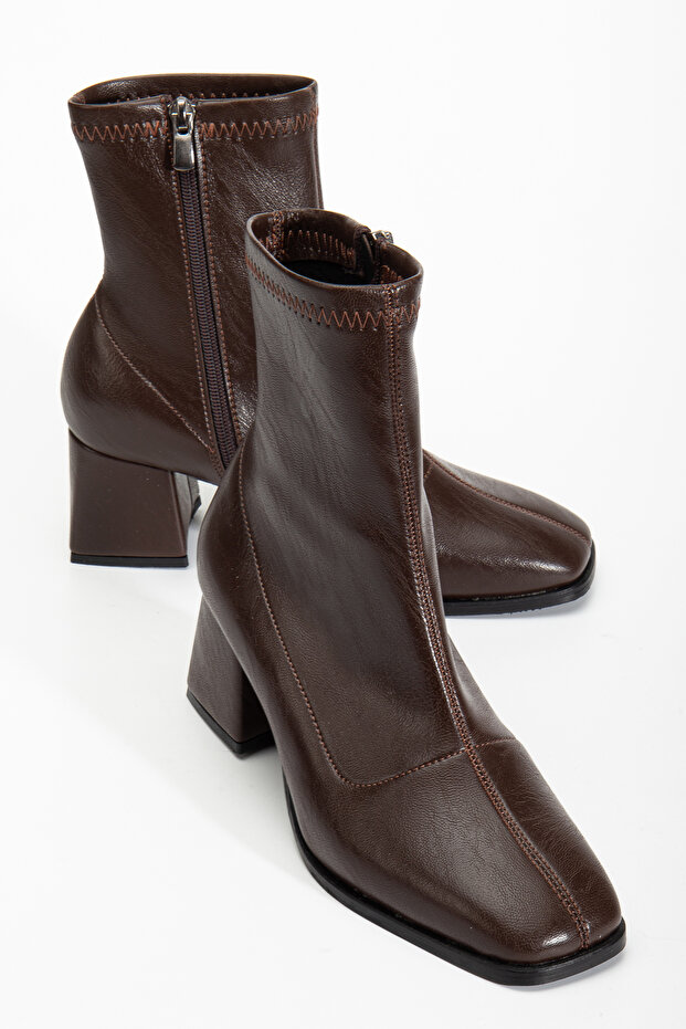 Sandra Streç Bot Siyah - 5