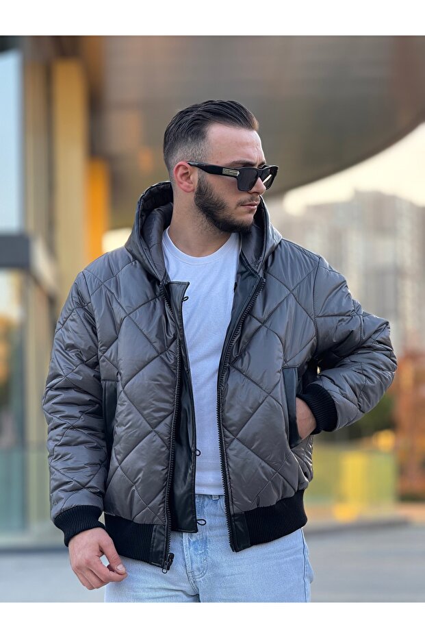 معطف رجالي قابل للنفخ من الجانبين - 6