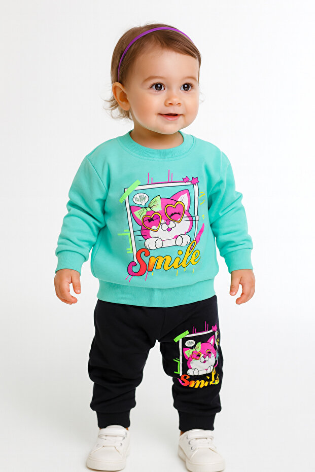 Girl's 2-String Tracksuit Set